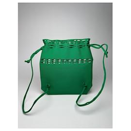 Issey Miyake-ISSEY MIYAKE Backpacks T.  Cotton-Green