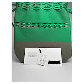 Issey Miyake-ISSEY MIYAKE Backpacks T.  Cotton-Green