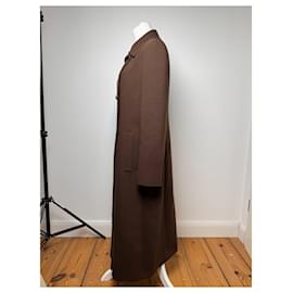 Givenchy-Vintage Givenchy Wool Trenchcoat Brown 38/M-Brown