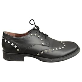 Autre Marque Derby Feud in pelle nera Nero