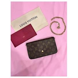 Louis Vuitton-Felicie monogram pouch-Brown