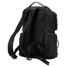 Michael Kors-Michael Kors Nylon Leather Backpack-Black