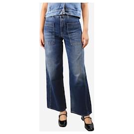 Autre Marque-Blue wide-leg jeans - size UK 8-Blue