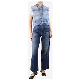 Autre Marque-Blue wide-leg jeans - size UK 8-Blue