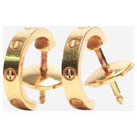 Cartier-Yellow gold Love Hoop earrings-Golden