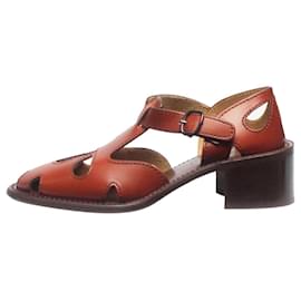Autre Marque-Tan Floreta sandals - size EU 38-Brown