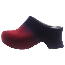Loewe Sabots Blue Terra 90 en forme de coin - taille EU 39 (UK 6) Rouge
