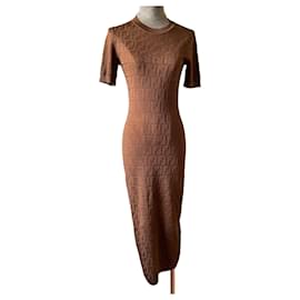 Fendi-Robes-Marron