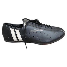 Autre Marque Scarpe da ciclismo Patrick Poulidor pelle nera Nero