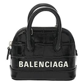 Balenciaga-Balenciaga Ville Top Handle Mini Handbag-Black