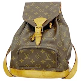 Louis Vuitton-Louis Vuitton Monogram Montsouris MM Backpack-Brown