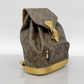 Louis Vuitton-Louis Vuitton Monogram Montsouris MM Backpack-Brown