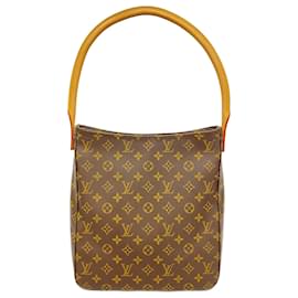Louis Vuitton-Louis Vuitton Monogram Looping GM Shoulder Bag-Brown