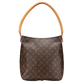 Louis Vuitton-Louis Vuitton Brown Monogram Looping GM-Brown