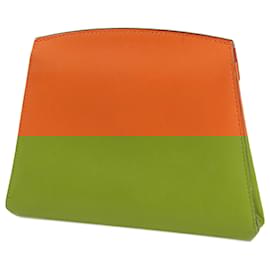 Hermès-Hermès Orange Swift and Chevre Hermail Lemon Tutti Frutti Wallet-Orange,Yellow