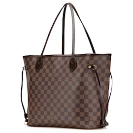 Louis Vuitton-Louis Vuitton Brown Damier Ebene Neverfull MM-Brown