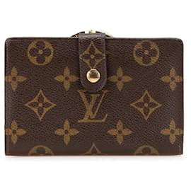 Louis Vuitton-Louis Vuitton Brown Monogram Porte Monnaie Billets Viennois-Brown