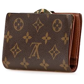 Louis Vuitton-Louis Vuitton Brown Monogram Porte Monnaie Billets Viennois-Brown