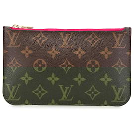Louis Vuitton-Pochete Neverfull Monograma Marrom Louis Vuitton-Marrom