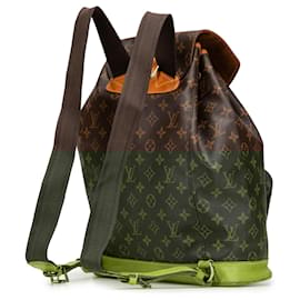 Louis Vuitton-Louis Vuitton Brown Monogram Montsouris GM-Brown