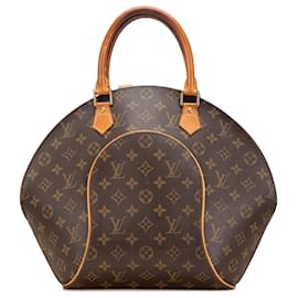 Louis Vuitton-Louis Vuitton Brown Monogram Ellipse MM-Brown