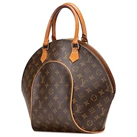 Louis Vuitton-Louis Vuitton Brown Monogram Ellipse MM-Brown