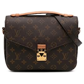 Louis Vuitton-Louis Vuitton Brown Monogram Pochette Metis-Brown