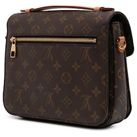 Louis Vuitton-Louis Vuitton Brown Monogram Pochette Metis-Brown