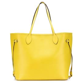 Louis Vuitton-Louis Vuitton Yellow Epi Neverfull MM-Yellow