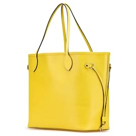 Louis Vuitton-Louis Vuitton Yellow Epi Neverfull MM-Yellow