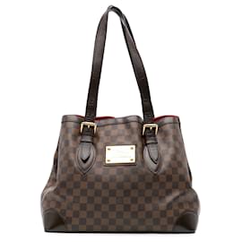 Louis Vuitton-Louis Vuitton Brown Damier Ebene Hampstead MM-Brown