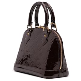 Louis Vuitton-Louis Vuitton Purple Monogram Vernis Alma BB-Purple