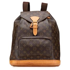 Louis Vuitton-Louis Vuitton Brown Monogram Montsouris GM-Brown