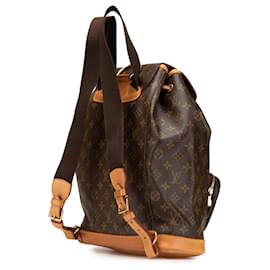 Louis Vuitton-Louis Vuitton Brown Monogram Montsouris GM-Brown