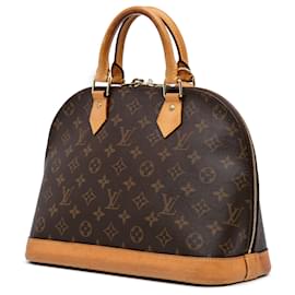 Louis Vuitton-Louis Vuitton Brown Monogram Alma PM-Brown