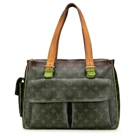Louis Vuitton-Louis Vuitton Brown Monogram Multipli Cite-Brown