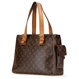 Louis Vuitton-Louis Vuitton Brown Monogram Multipli Cite-Brown