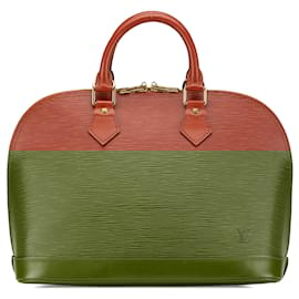 Louis Vuitton-Louis Vuitton Brown Epi Alma PM-Brown