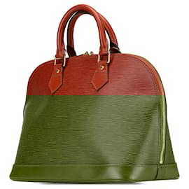 Louis Vuitton-Louis Vuitton Brown Epi Alma PM-Brown