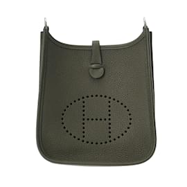 Hermès-Hermes Evelyn TPM Amazone Shoulder Bag-Olive green