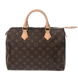 Louis Vuitton-Louis Vuitton Monogram Speedy 30 Handbag-Brown,Monogram