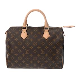 Louis Vuitton-Louis Vuitton Monogram Speedy 30 Handbag-Brown,Monogram