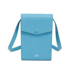 Alfred Dunhill Bolsa de ombro de couro feminina Dunhill Cadogan Azul