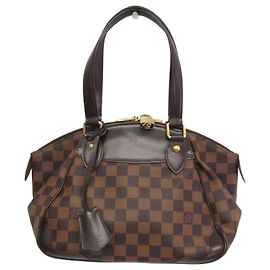 Bolsa de Ombro Louis Vuitton Damier Verona PM N41117 Damier ebene