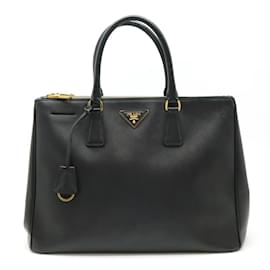 Prada-Prada Galleria Saffiano Handbag Tote Bag-Black