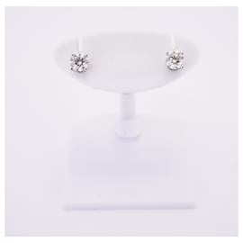 Tiffany & Co-Tiffany Platinum Diamond Stud Earrings-Other