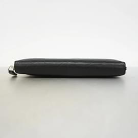 Chanel-Chanel Long Wallet in Black Lambskin-Black