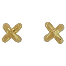 Tiffany & Co-Tiffany 18K Yellow Gold Stud Earrings-Other