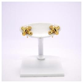Tiffany & Co-Tiffany 18K Yellow Gold Stud Earrings-Other