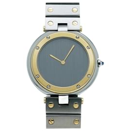 Cartier-Cartier Santos Vendome LM Grey Boys Watch-Brown